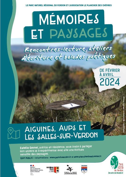 mémoires et paysages : résidence de l'autrice Estelle Granet et médiation