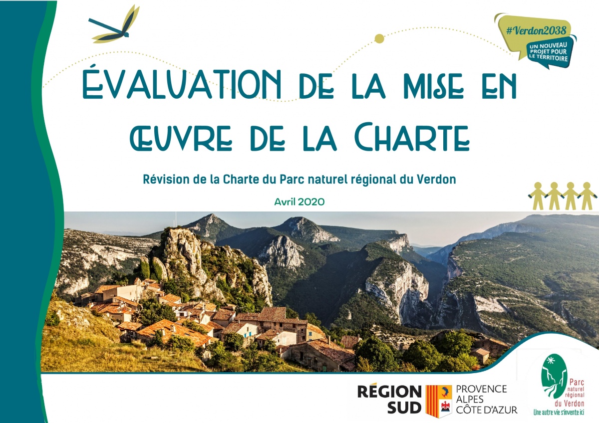 couverture du rapport d'évaluation de la charte du Parc - avril 2020