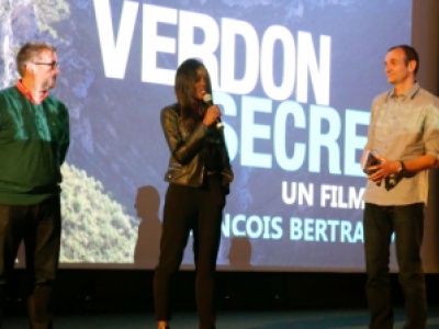 avant-première à l'écociné de Gréoux-les-Bains, de Verdon Secret, un film en 3D - photo Anecdoc