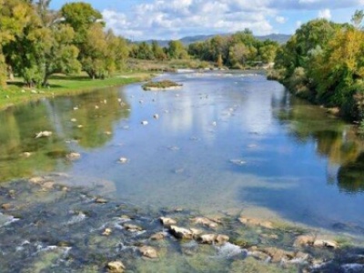 La rivière du Verdon à Vinon-sur-Verdon