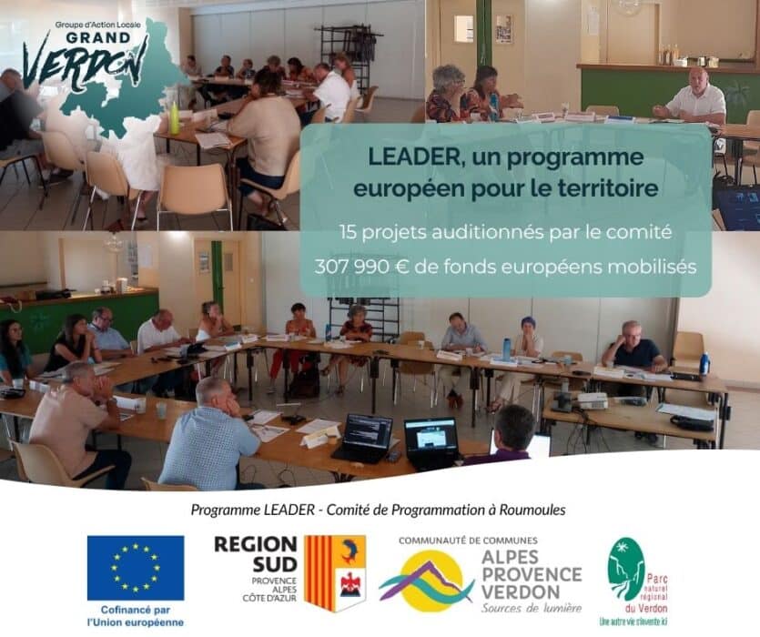 Réunion du comité de programmation du GAL Leader en juillet 2026 © CCPAV